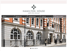 Tablet Screenshot of hamilton-house.org.uk